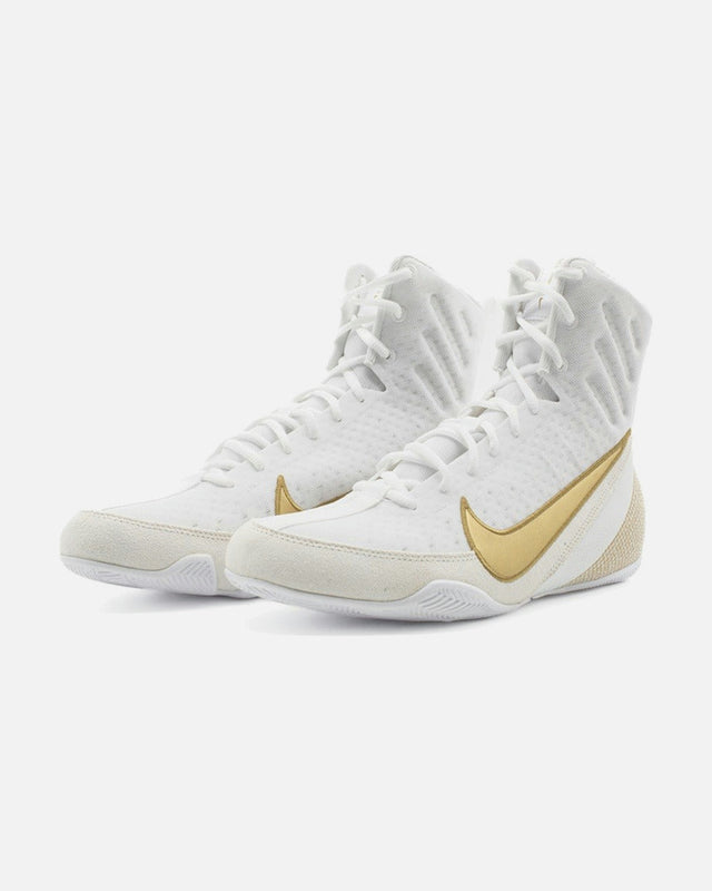 Botas de boxeo Nike Machomai 3 – Blanco/Oro