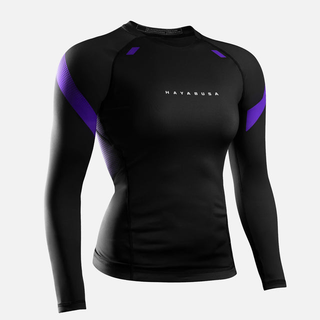 Hayabusa Rashguard Pro Ranked Lange Ärmel Damen – Lila