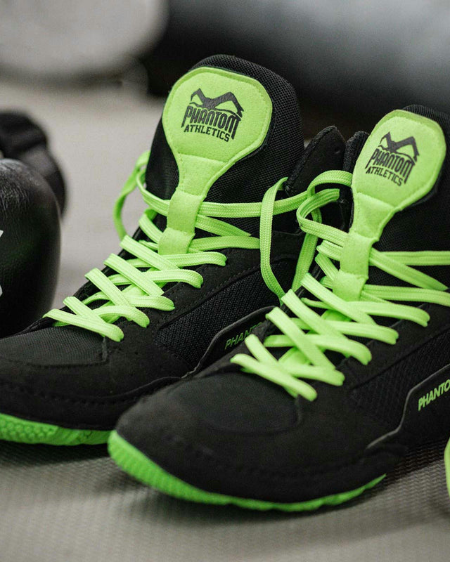 Chaussures de lutte Phantom Athletics Tactic – Vert Néon