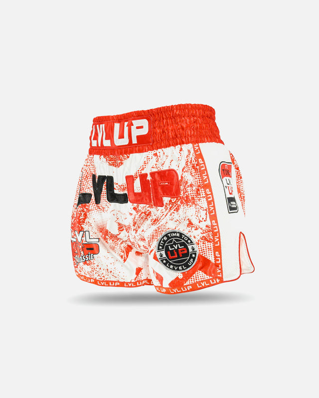 Pantalones de Muay Thai LVL UP Stadium – Rojo