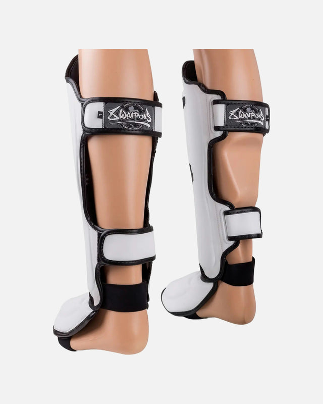 8 WEAPONS Shin guards BIG 8 Premium – White