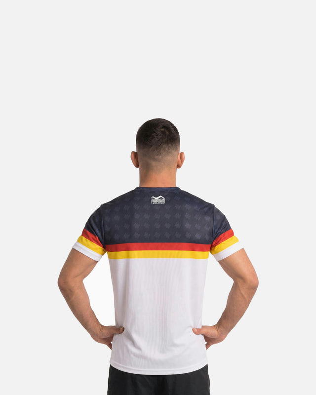 Phantom Athletics T-Shirt EVO+ Germany ECP - Wit/Zwart/Rood/Goud