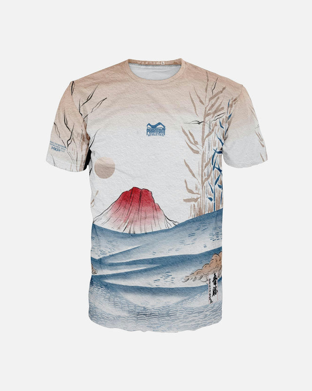 T-shirt da allenamento Phantom Athletics EVO Japan – Beige/Blu/Rosso
