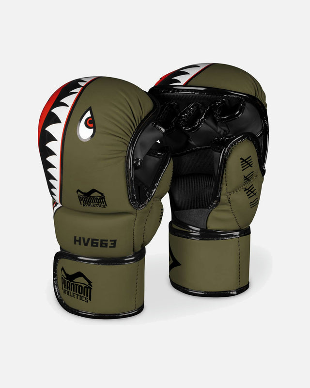 Guanti MMA Phantom Athletics Fight Squad – Verde militare