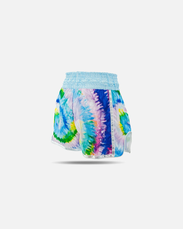Shorts de Muay Thai Booster TBT Swirl – Bleu