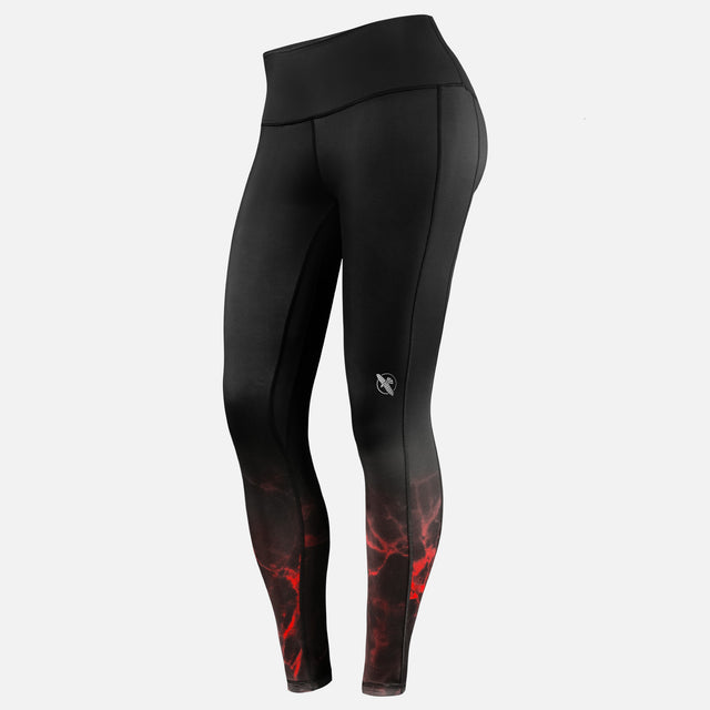Leggings BJJ Hayabusa x UFC Donna – Nero/Rosso