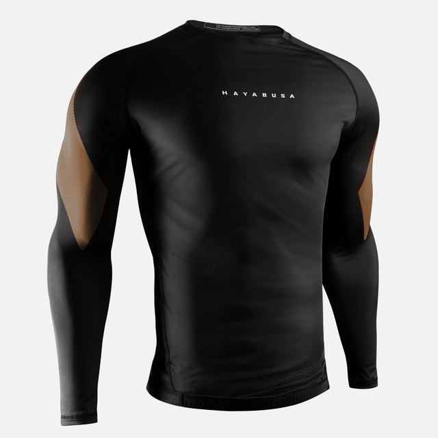 Hayabusa Rashguard Pro Ranked Lange Ärmel – Braun