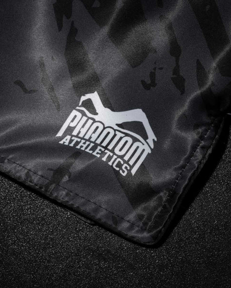 Shorts de Muay Thai Phantom Athletics Tiger Camo – Gris