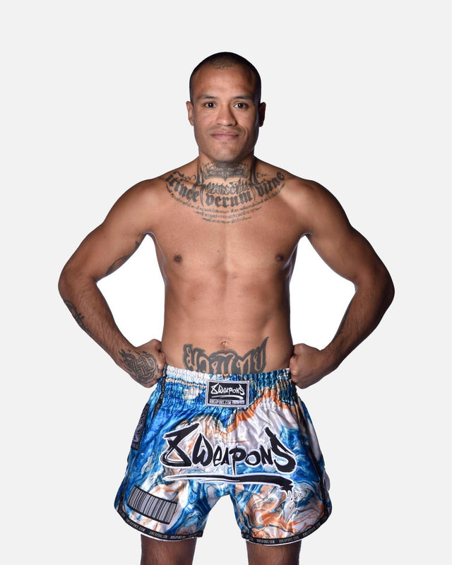 Shorts de Muay Thai 8 WEAPONS Vivo Vertigo – Multicolore