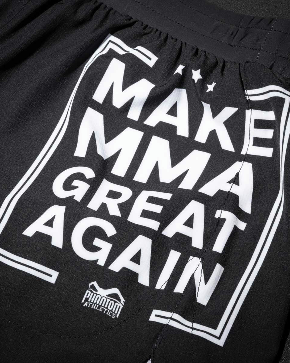 Phantom Athletics MMA Shorts Fusion-R Make MMA Great Again - Zwart