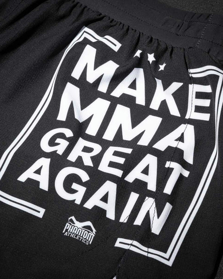 Phantom Athletics MMA Shorts Fusion-R Make MMA Great Again - Zwart