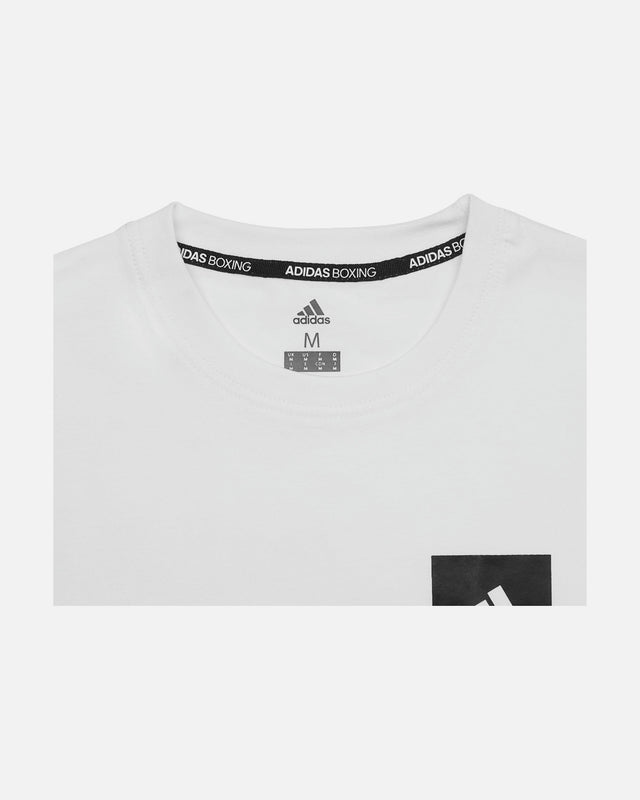 Débardeur Adidas Community Boxing – Blanc/Noir