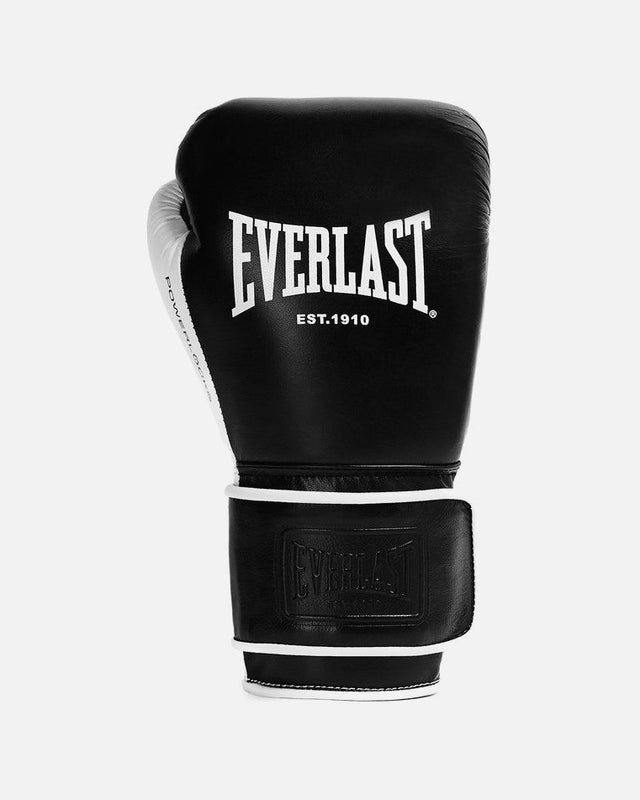 Guantes de boxeo Everlast Powerlock Pro OG – Negro/Blanco