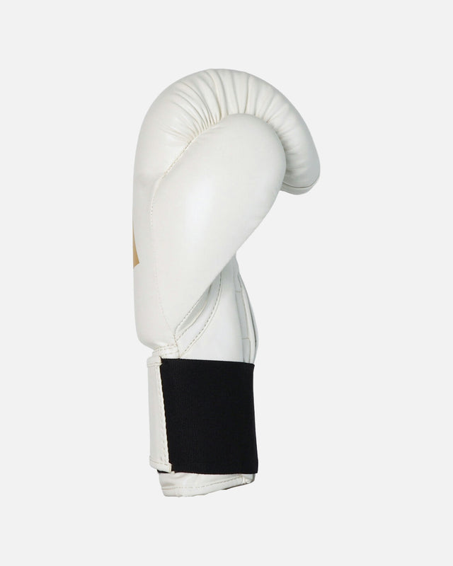 Guantes de boxeo Adidas Speed 50 – Blanco/Oro