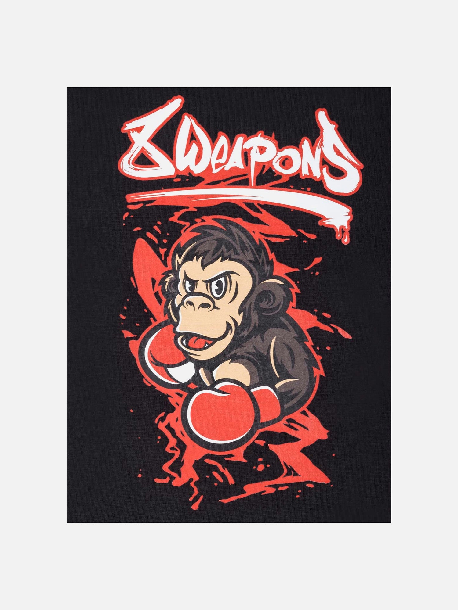 8 WEAPONS T-Shirt Joe – Schwarz/Rot