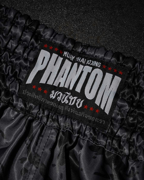 Shorts de Muay Thai Phantom Athletics Tiger Camo – Gris