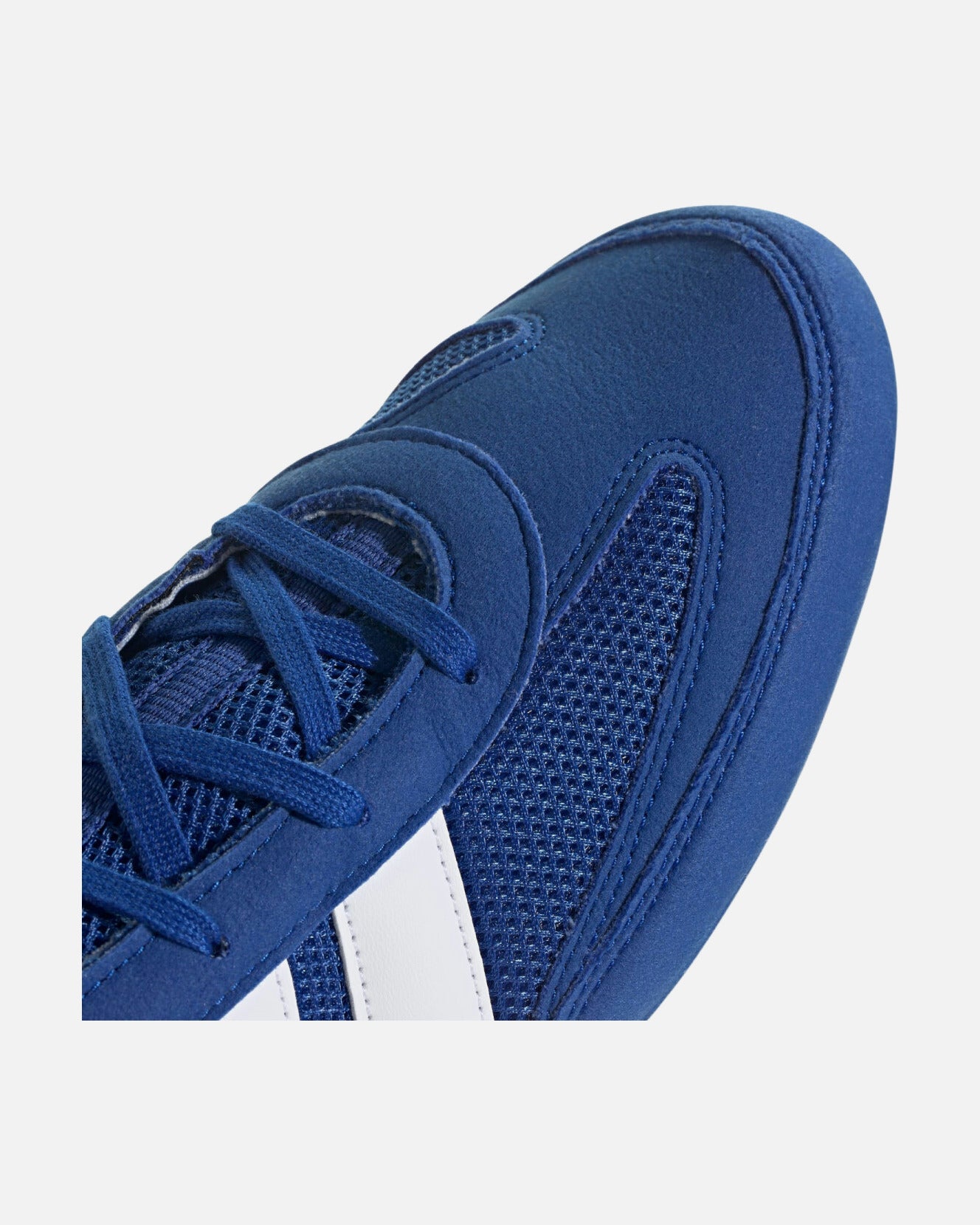 Chaussures de boxe Adidas Box Hog Classic – Bleu/Blanc