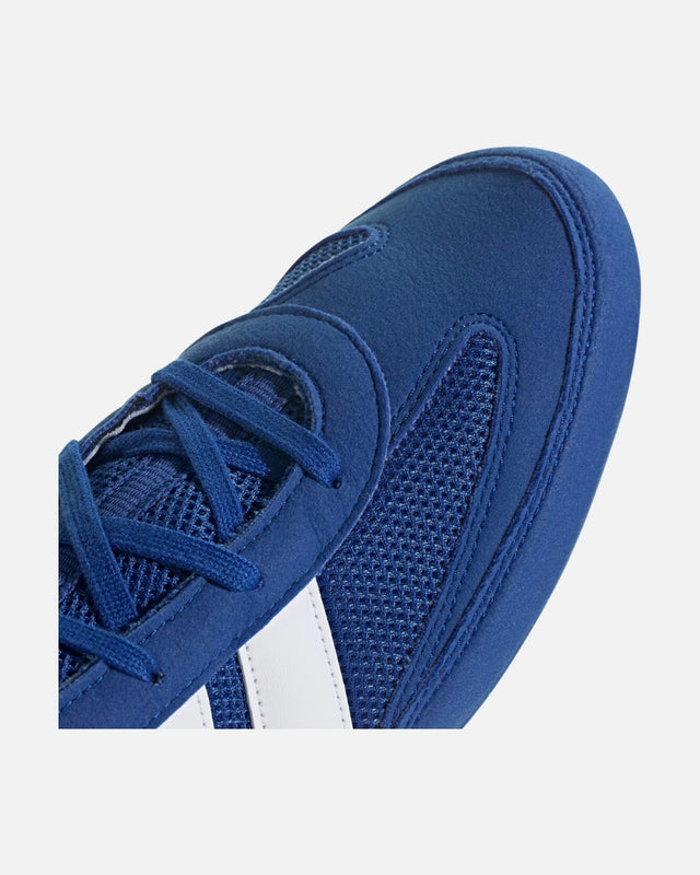 Chaussures de boxe Adidas Box Hog Classic – Bleu/Blanc
