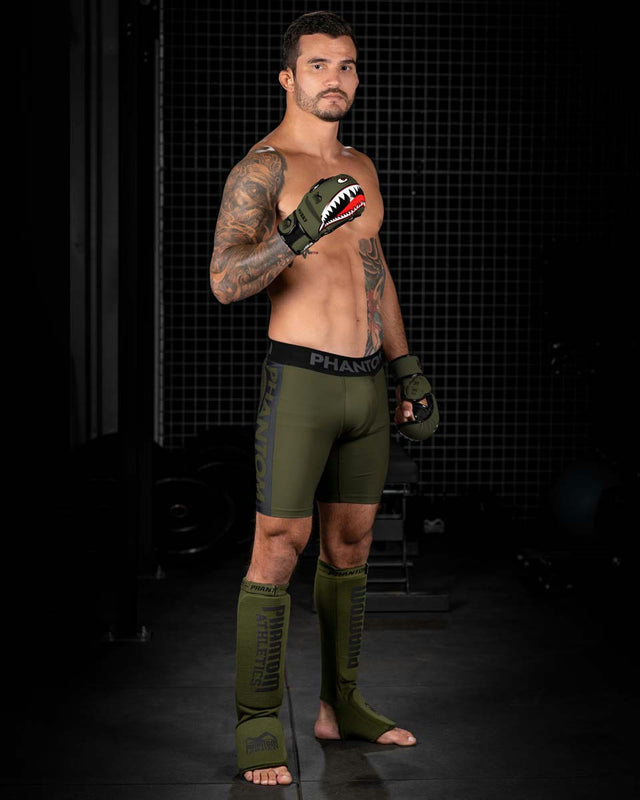 Phantom Athletics MMA-handskar Fight Squad – Armygrön