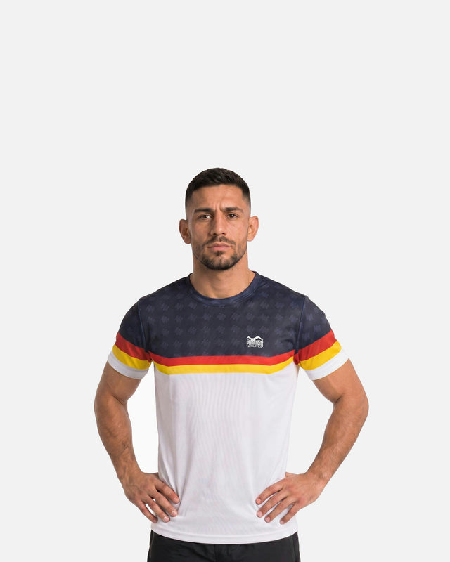 Phantom Athletics T-Shirt EVO+ Germany ECP - Wit/Zwart/Rood/Goud