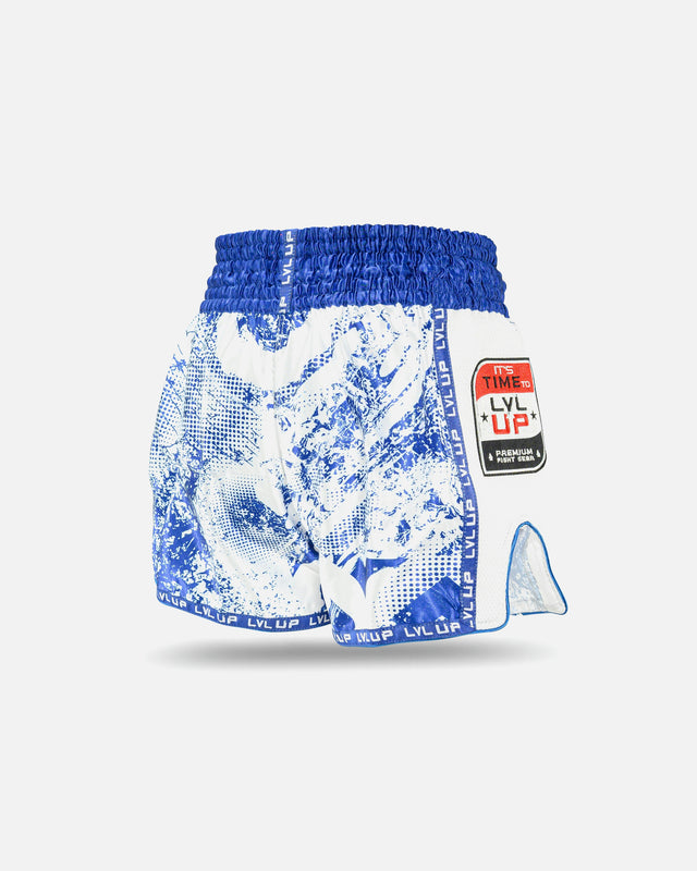 Pantaloncini Muay Thai LVL UP Stadium – Blu