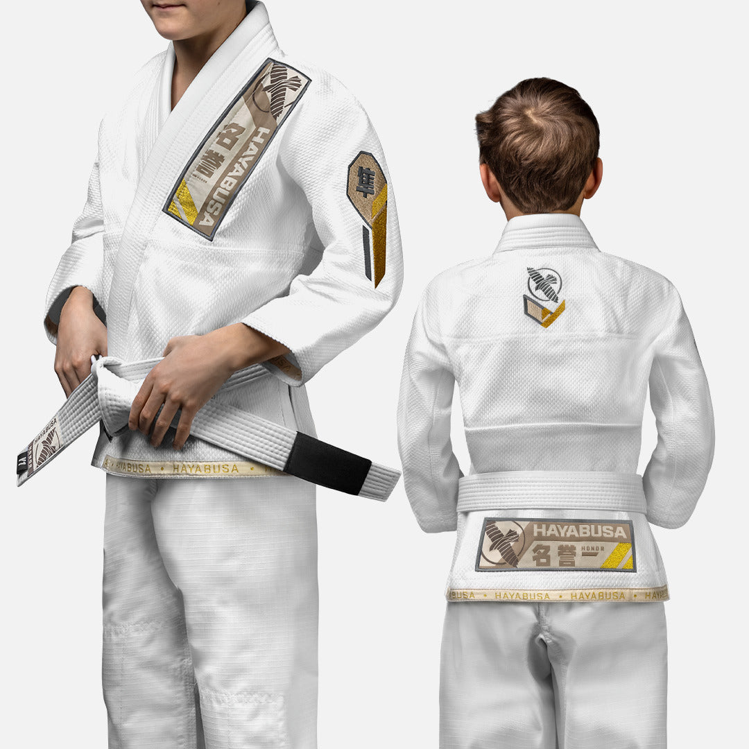 Hayabusa BJJ Gi Ascend Kids – White