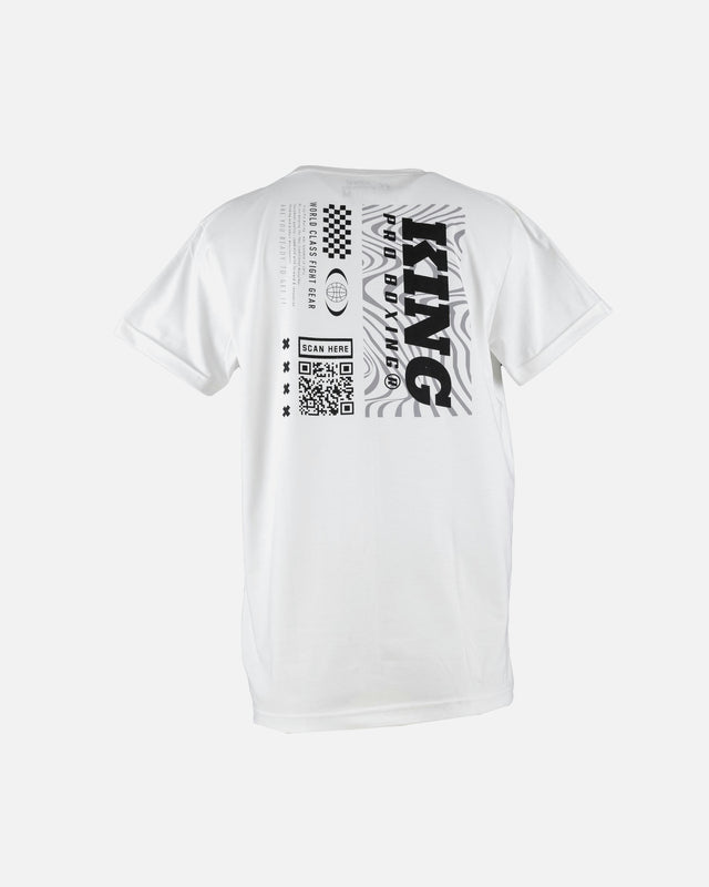 T-shirt King Pro Boxing QR – Blanc