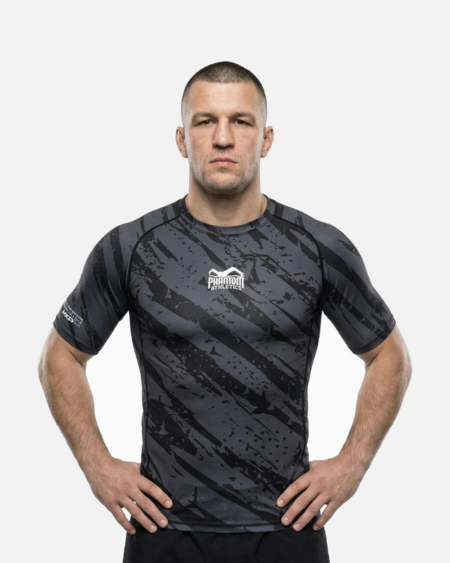 Phantom Athletics Rashguard EVO Camo Tiger – Grau