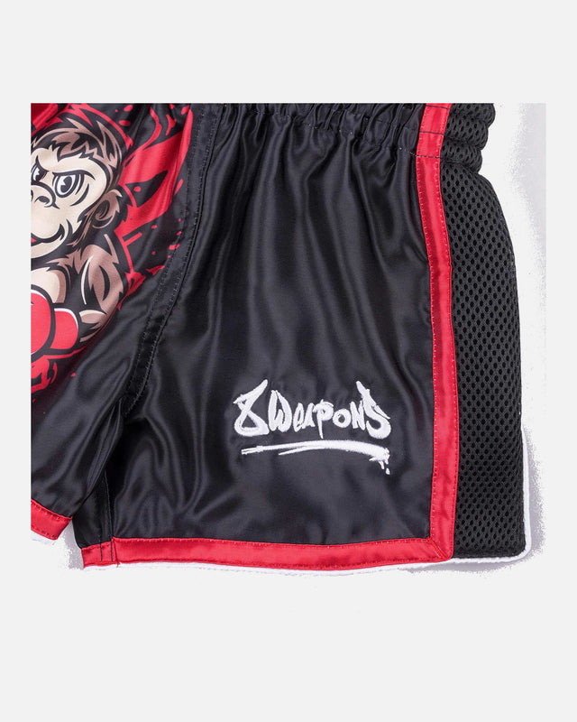 8 WEAPONS Muay Thai Shorts Joe – Black/Red