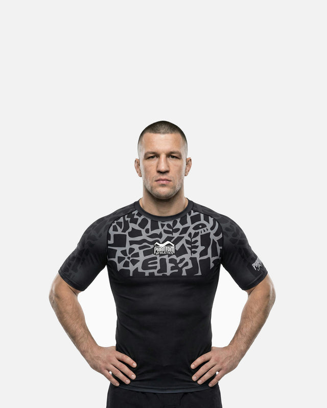Rashguard Phantom Athletics Groundgame – Noir/Gris