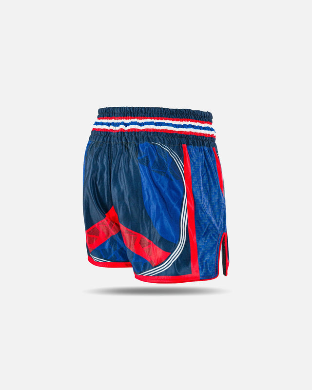 Pantalones de Muay Thai King Pro Boxing Flag – Azul