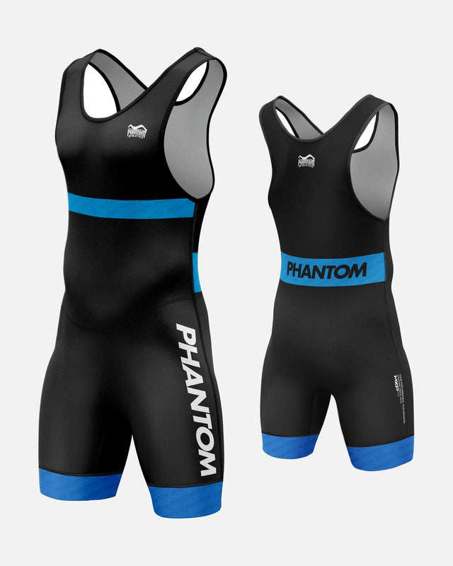 Phantom Athletics Worstelsinglet Raptor Kinderen - Rood/Blauw