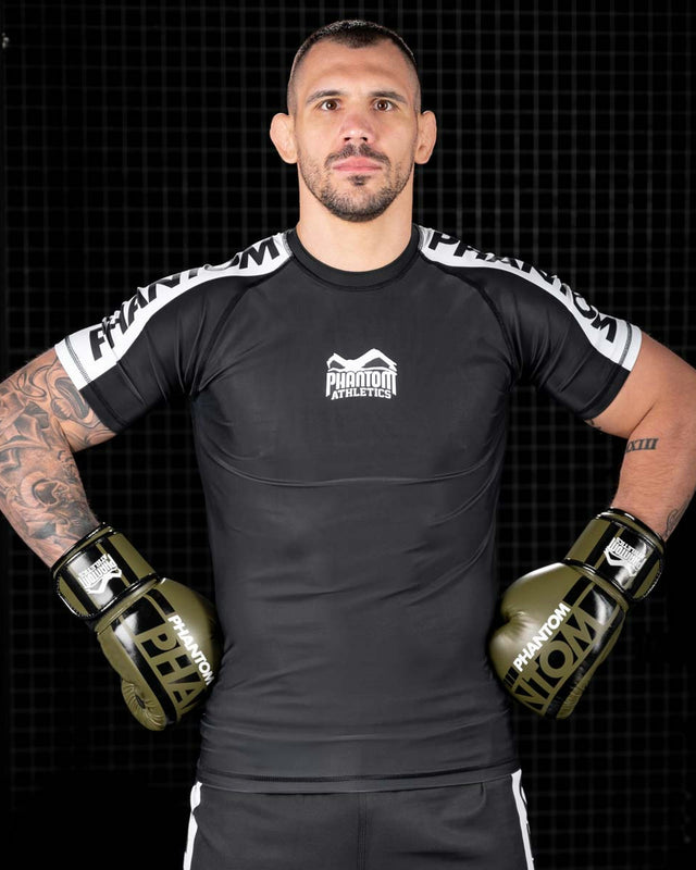 Phantom Athletics Rashguard EVO Apex Maniche Corte – Nero