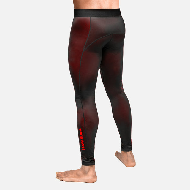 Hayabusa Kompressionsshorts Geo – Rot