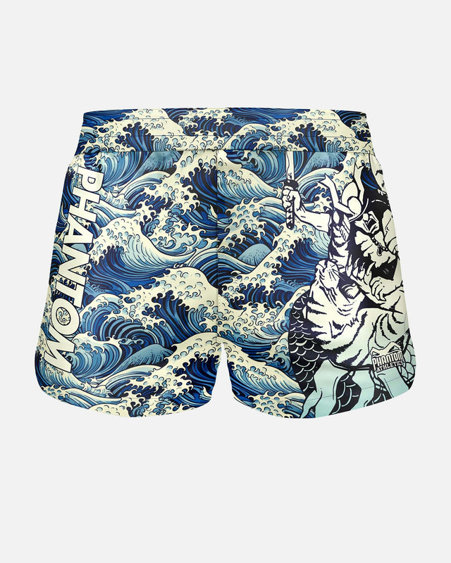 Shorts de MMA Phantom Athletics Fusion Tsunami – Bleu