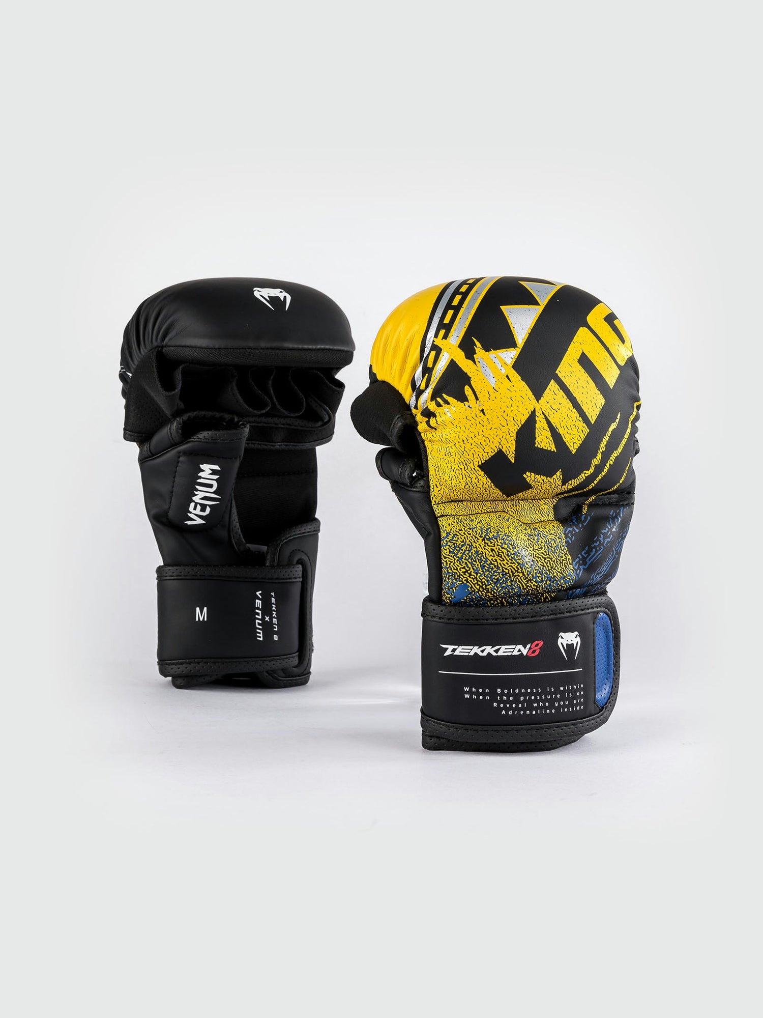 Gants de MMA Venum x TEKKEN 8 King – Noir/Jaune