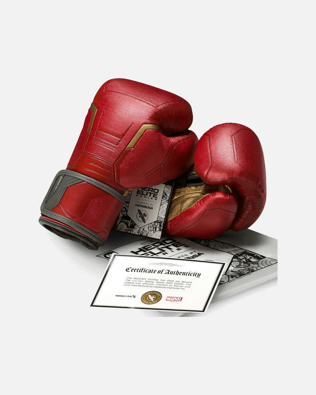 Guantoni da boxe Hayabusa x Marvel Iron Man – Rosso/Oro