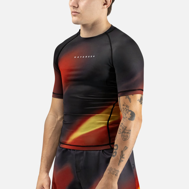 Rashguard Hayabusa Apex Nova Manches Courtes – Orange