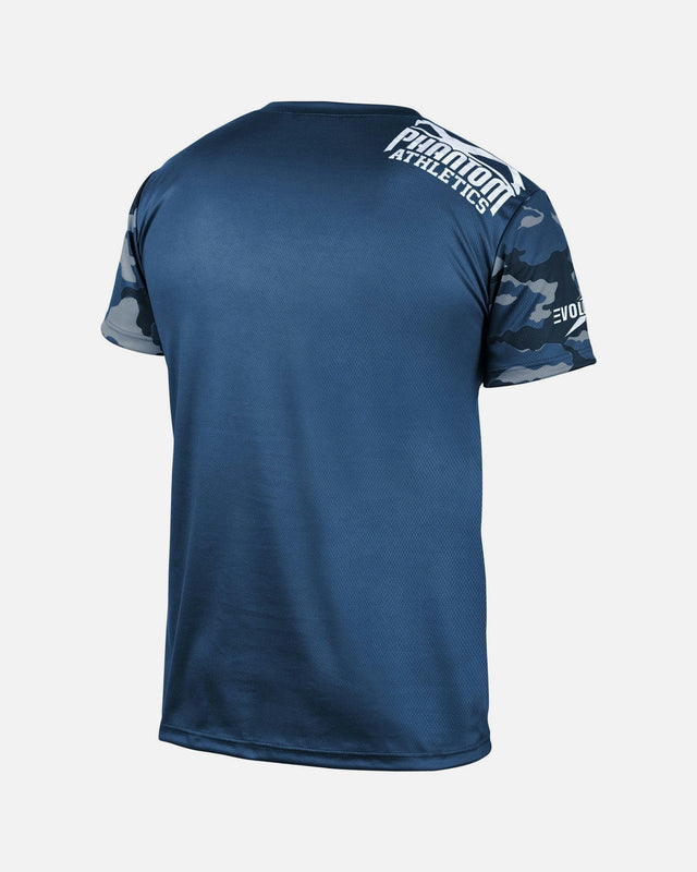 Phantom Athletics Trainingsshirt EVO Warfare - Marineblauw Camo