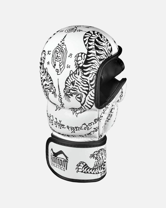 Phantom Athletics MMA-Sparringshandschuhe Muay Thai – Weiß