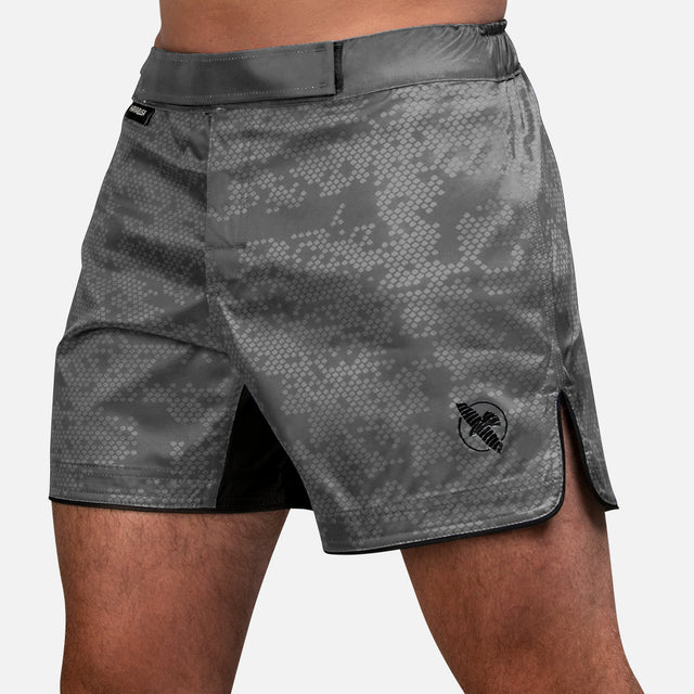 Pantalones de MMA Hayabusa Hex Mid-Thigh – Gris