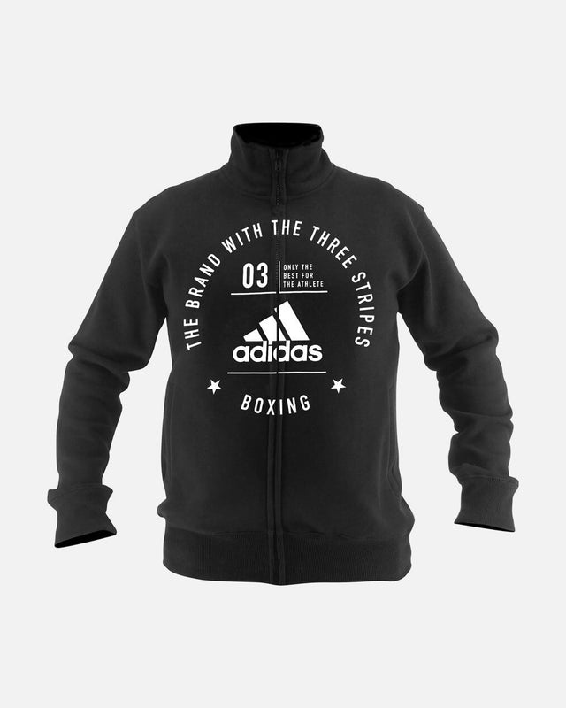 Adidas Trainingsjas Community Boxing - Zwart/Wit