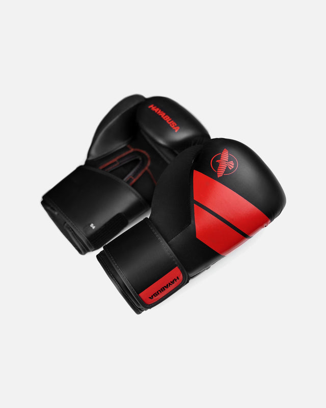 Guantes de boxeo Hayabusa S4 – Negro/Rojo