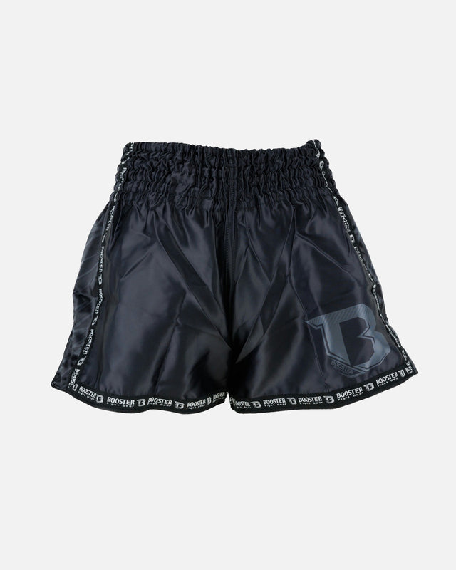 Pantaloncini Muay Thai Booster Combat Series 4 Bambini - Nero