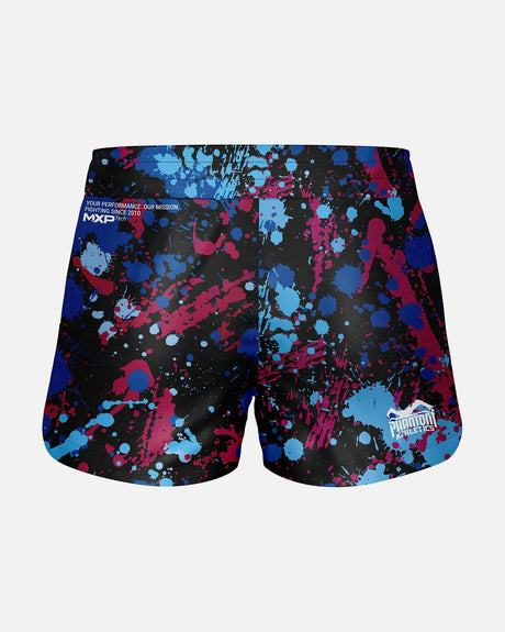 Phantom Athletics MMA-Shorts Fusion Splatter – Blau