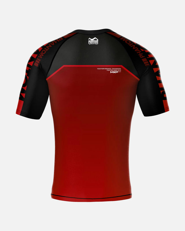Rashguard Phantom Athletics EVO Apex Maniche Corte – Rosso