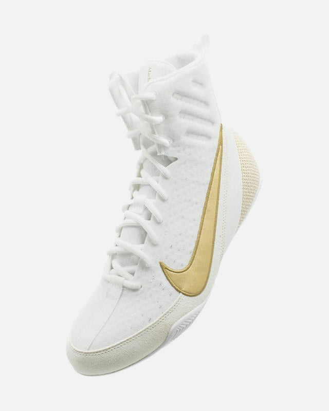 Botas de boxeo Nike Machomai 3 – Blanco/Oro