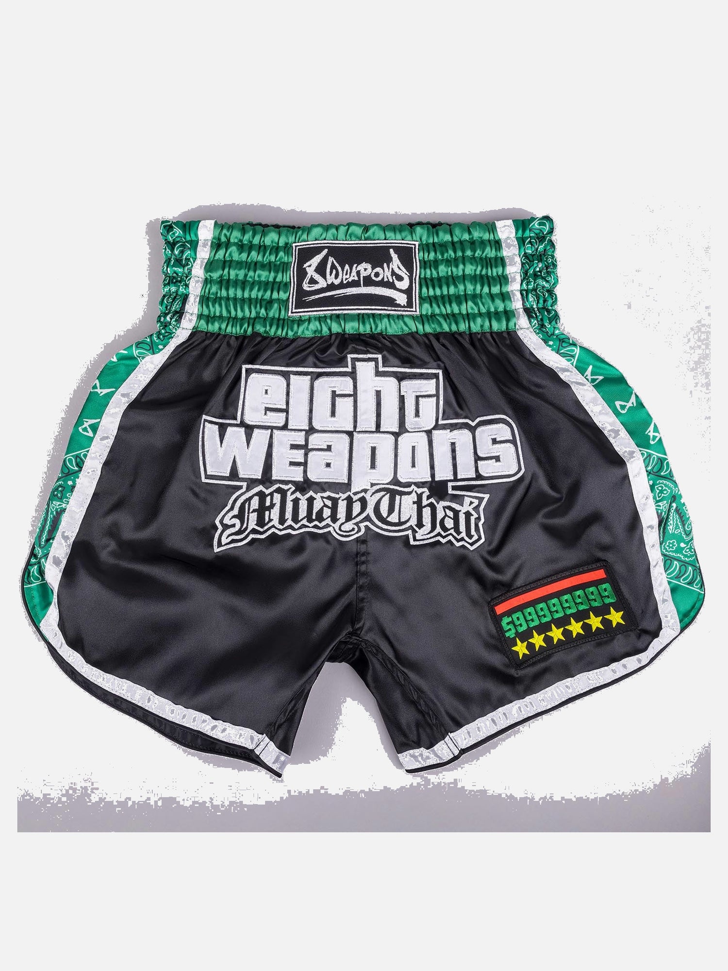 8 WEAPONS Muay Thai Shorts West Coast - Groen