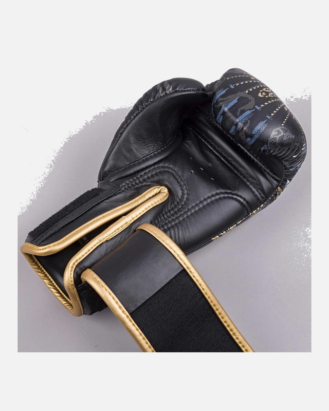 8 WEAPONS Boxhandschuhe Three Elephants 2.0 – Schwarz/Gold