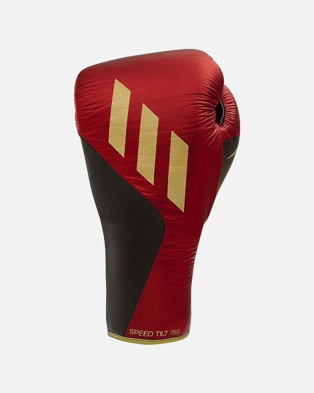 Guantes de boxeo Adidas Speed Tilt 750 – Rojo/Negro/Oro